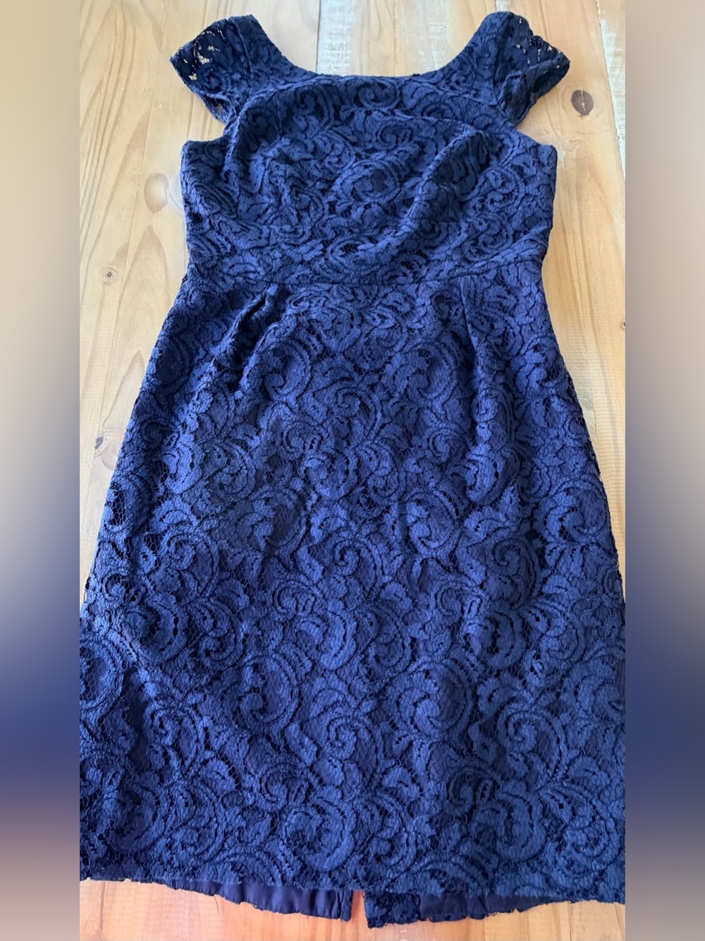 J Crew Navy Blue Lace Dress Size 10, Summer, Nautical, Beach, Wedding, Women